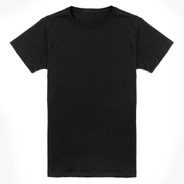 Kit 3 Camiseta Lisa Básica 100% Algodão Premium Preta
