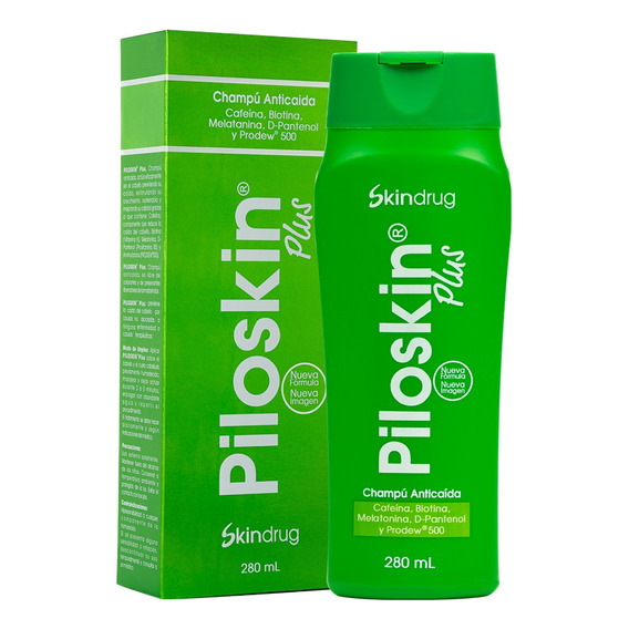 Shampoo Piloskin Plus Anticaída 280ml Skindrug