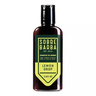 Shampoo De Barba Lemon Drop 140ml Sobrebarba