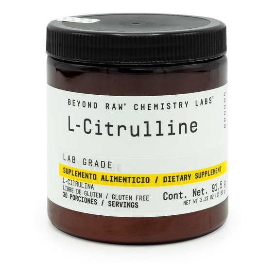 Beyond Raw Chemistry Labs L- Citrulina - Sin Sabor 91.50 G