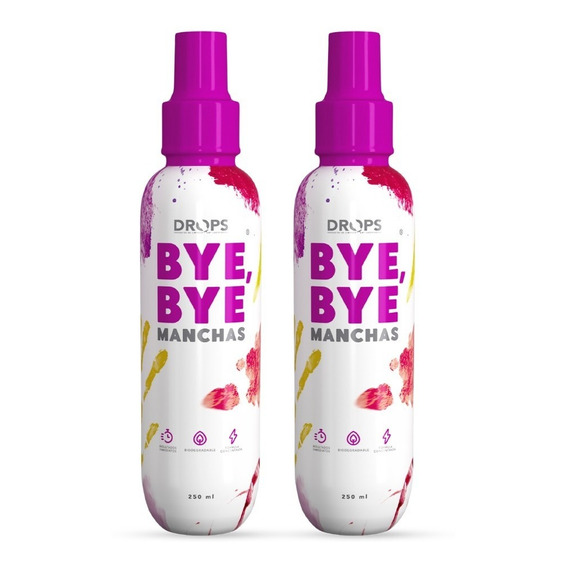 Quitamanchas Bye Bye Drops X2 - mL a $230