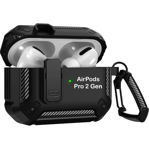 Carcasa Funda Protectora Antigolpes Para AirPods Pro 2 Gen