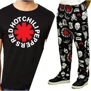 Pijama Red Hot Chili Peppers Remera Pantalón Varios Diseños