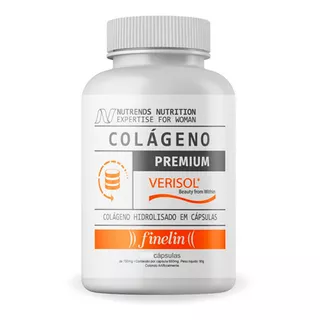 Colageno Verisol Premium 60cps Rejuvenescimento Nutrends Sabor Sem Sabor