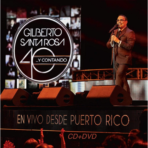 40 Y Contando - Gilberto Santa Rosa - Disco Cd + Dvd