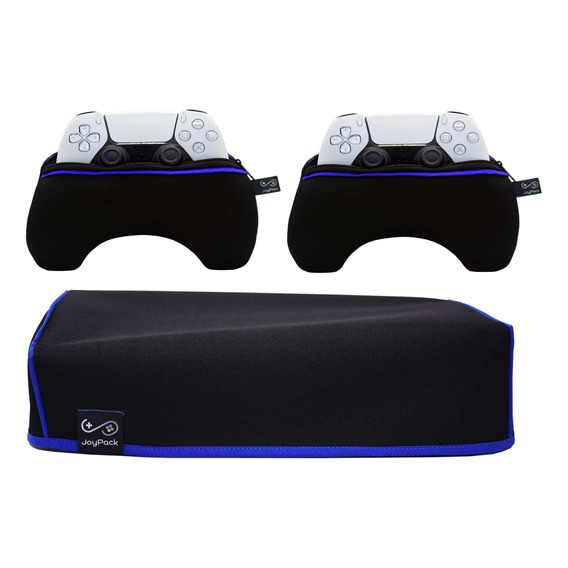 Kit 1 Funda Consola Horizontal Ps5 Slim + 2 Fundas Joystick