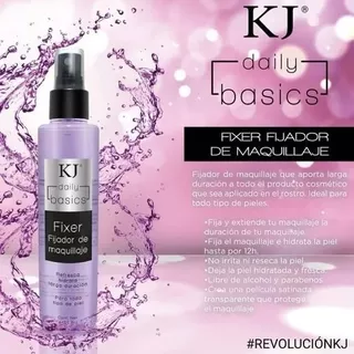 Fixer Fijador De Maquillaje De Kj Larga Duración 120ml Momento De Aplicación Día/noche Tipo De Piel Cualquiera