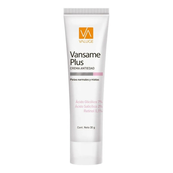 Vansame Plus Crema Suavizante 30g Arrugas Manchas Valuge