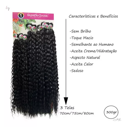 Cabelo Cacheado Bio Orgânico Fogosa 300gr Cor Sp1/27 Castanho Com Mel