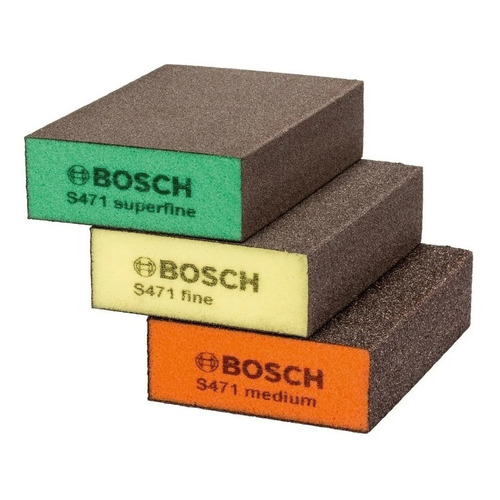 Bosch 2608621253 Esponja lija abrasiva lavable 3 unidades 