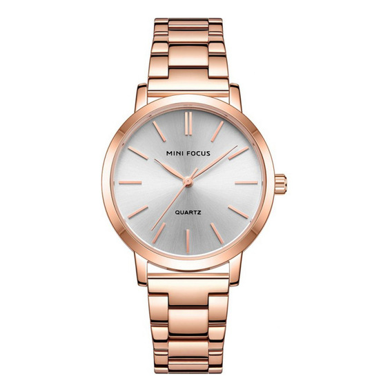 Reloj Para Mujer Mini Focus Mf0307l Mfa6220 Oro Rosa