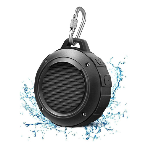 Kunodi - Bocina Bluetooth Resistente Al Agua, Para Exteriore Color Negro 110v