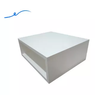 1 Mesa De Cabeceira Suspenso Nicho  35x13x30 Mdf Branco