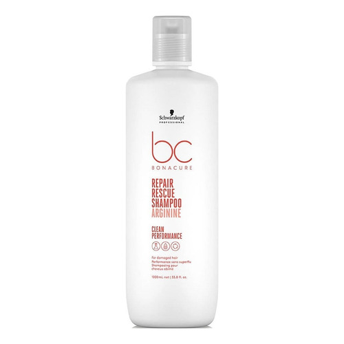 Shampoo Bc Peptide Repair Rescue Schwarzkopf® 1l Arginina