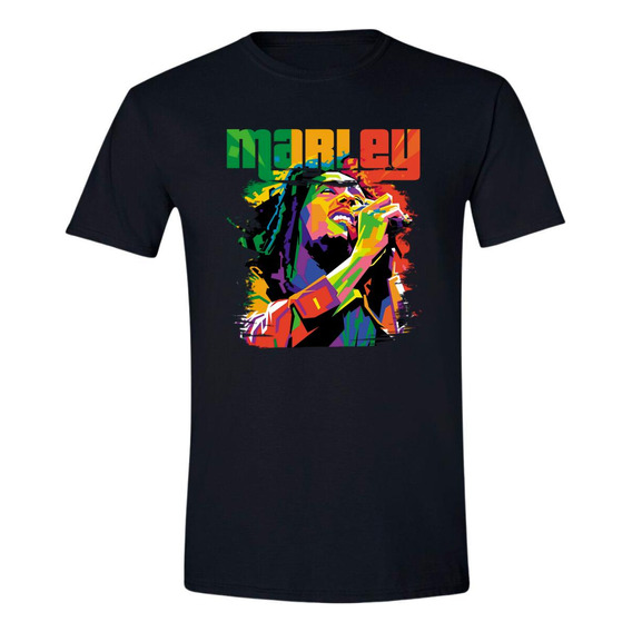 Playera Hombre Bob Marley Reggae 000141n