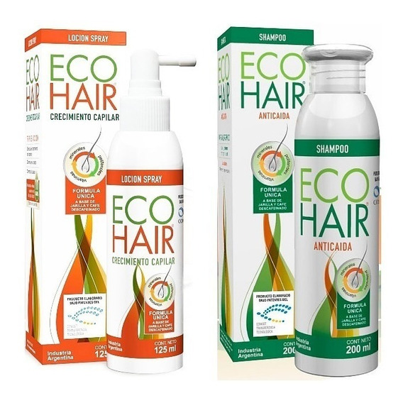 1 Eco-hair Shampoo + 1 Locion Combo Tratamiento Anti Caida