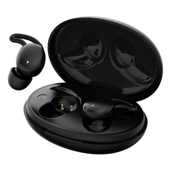 Auricular Inalámbrico Bluetooth In Ear Jd Sport Buds Negro-* Color Negro Color de la luz Rojo