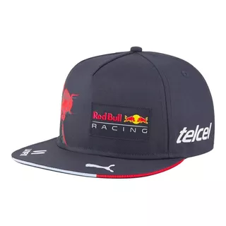 Gorra Cachucha Plana Puma Red Bull Jovenes Niños Checo Perez