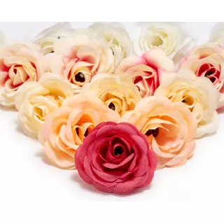 Flores Artificiales Mini Rosas Vintage!  X 50 Unidades!