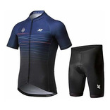 Mysenlan Men's Cycling Jersey & Shorts Set 3d Padded Short P