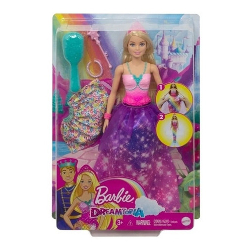 Barbie Dreamtopia Princesa Sirena 2 En 1