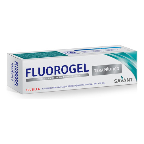 Fluorogel Pasta Dental X60gr Terapeutico 1% Fruta Gel