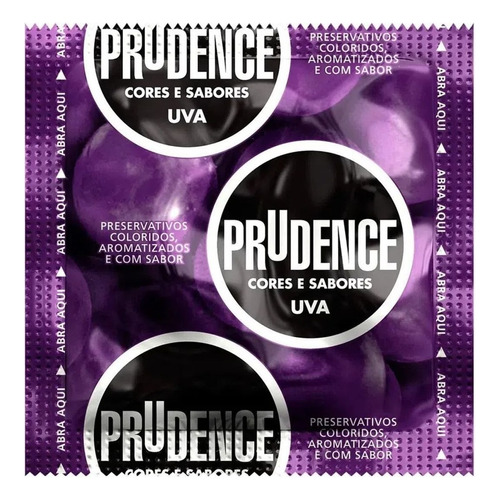 Condones Prudence 100 Pzas Uva Sabor Y Aroma