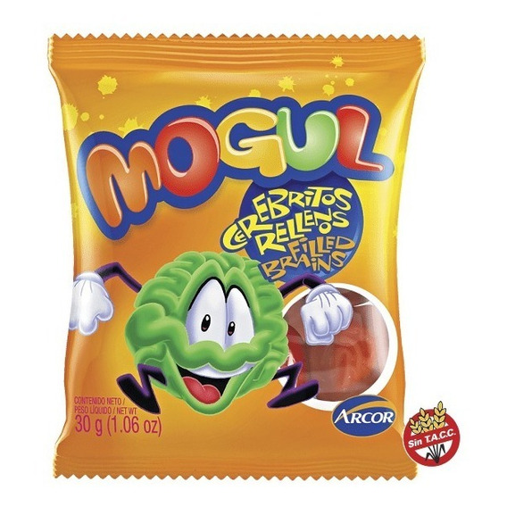 Gomitas Mogul Cerebritos sobres 30g 12 Unidades