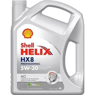 Aceite Sintetico Shell Helix Hx8 Professional Ag 5w30 - 4 L