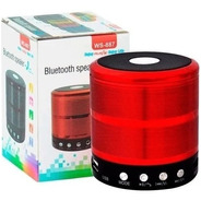 Caixa De Som Portátil Speaker Ws-887 Bluetooth 