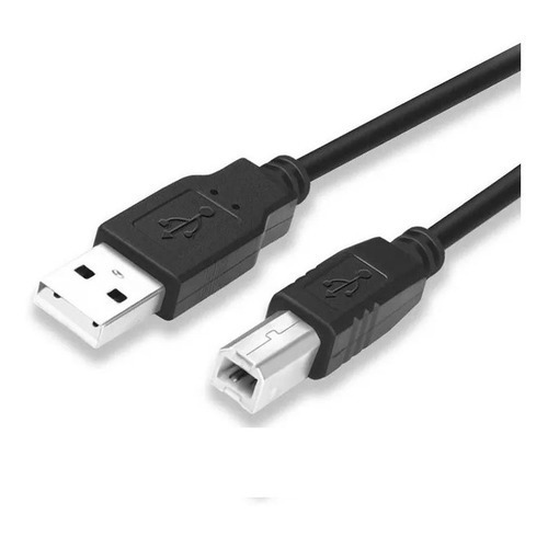 Cable De Impresora Universal 1.5m Usb 2.0 Calidad Color Negro