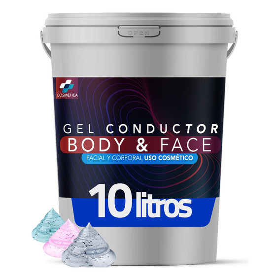  Gel Conductor Body/face Conductor P/ Aparatologia 10 Litros