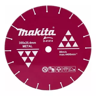 Disco Diamantado 355mm Segmentado D-41414 Makita -mostruário
