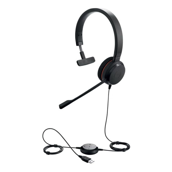 Audífonos Jabra Evolve 20 MS Mono negro