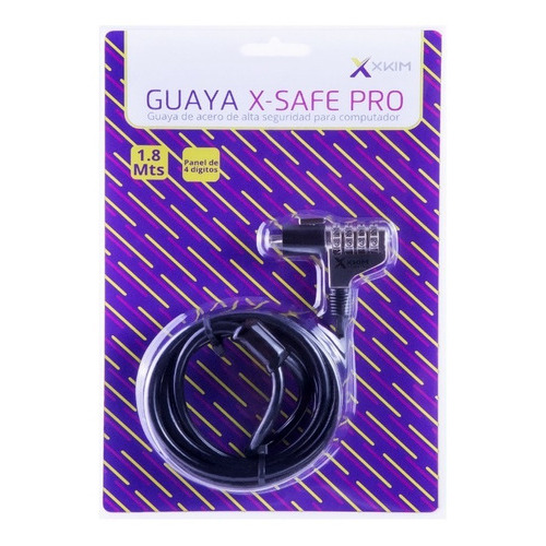 Guaya De Seguridad Con Clave X-safe Pro