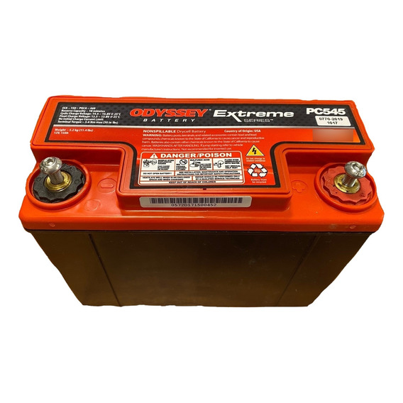 Bateria Odyssey Pc545 12v 13ah Nueva 178x86x131mm