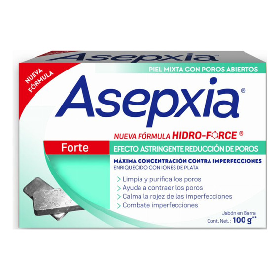 Asepxia Jabón Forte 100 G