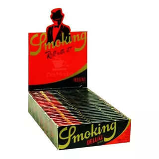 Caixa De Seda Smoking Deluxe 25 Un - Original