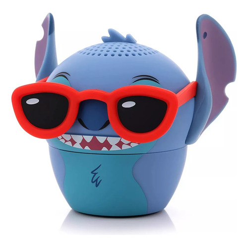 Bitty Boomers Disney Stitch Con Lentes Mini Bocina Bluetooth Color Azul Acero