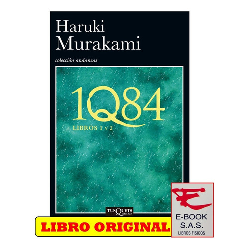 1q84 Libros 1 Y 2, De Haruki Murakami. Editorial Tusquets, Tapa Blanda En Español