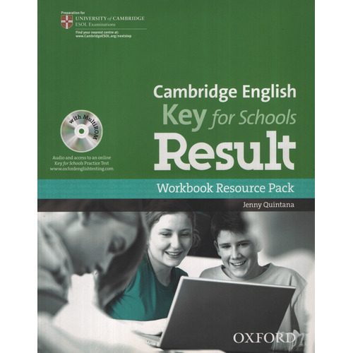 Cambridge English Key For Schools Result - Workbook Pack No