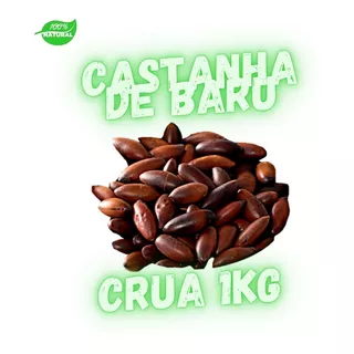 Semente De Baru 1kg Crua Natural Do Cerrado