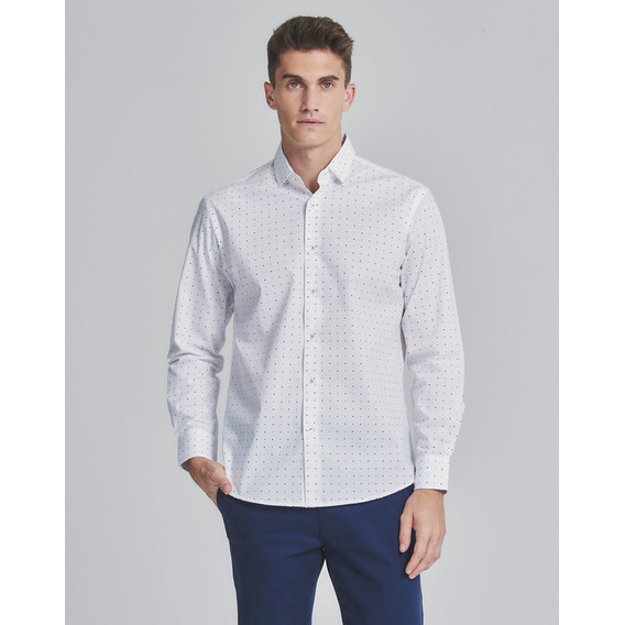 Camisa Seth, Classic Fit, Hombre, Algodón, Fantasia Equus