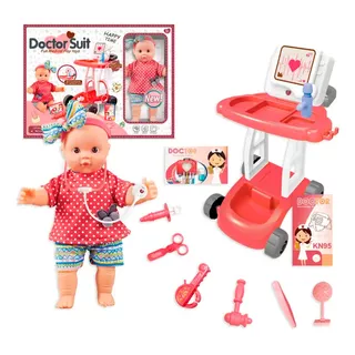 Muñeca Set Completo Doctora Dentista Con Accesorios 