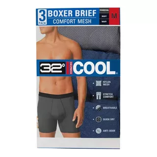 Boxer 32 Degrees Hombre 3 Pack Mesh  Original 100 %