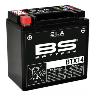 Batería Sla Bs  Btx14 Ytx14 Sym Kymco Royal - Brm