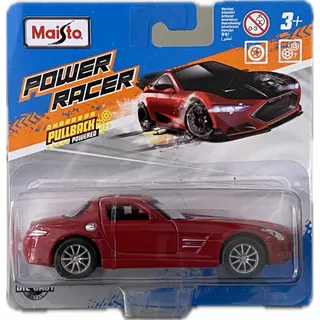 Maisto Power Racer Mercedes-benz Sls Amg Rojo Escala 1:40