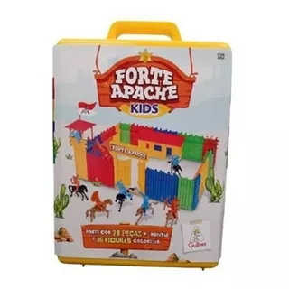 Brinquedo Forte Apache Kids Maleta Batalha Infantil 0054