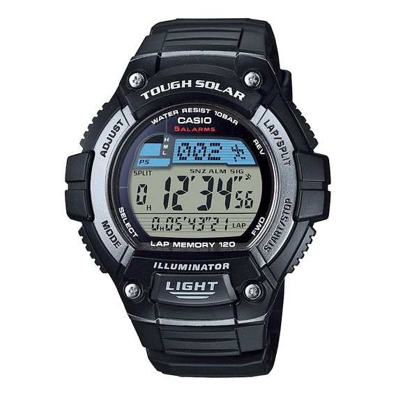 Reloj Deportivo Digital Solar Resistente Casio Ws220-1a Para