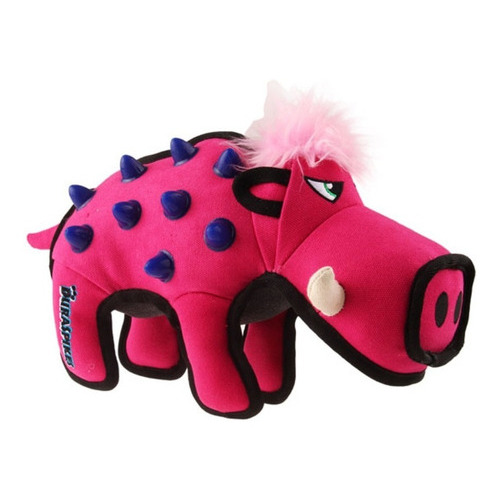 Juguete Para Perros Gigwi Duraspikes Wild Boar Extra Durable Color Rosa